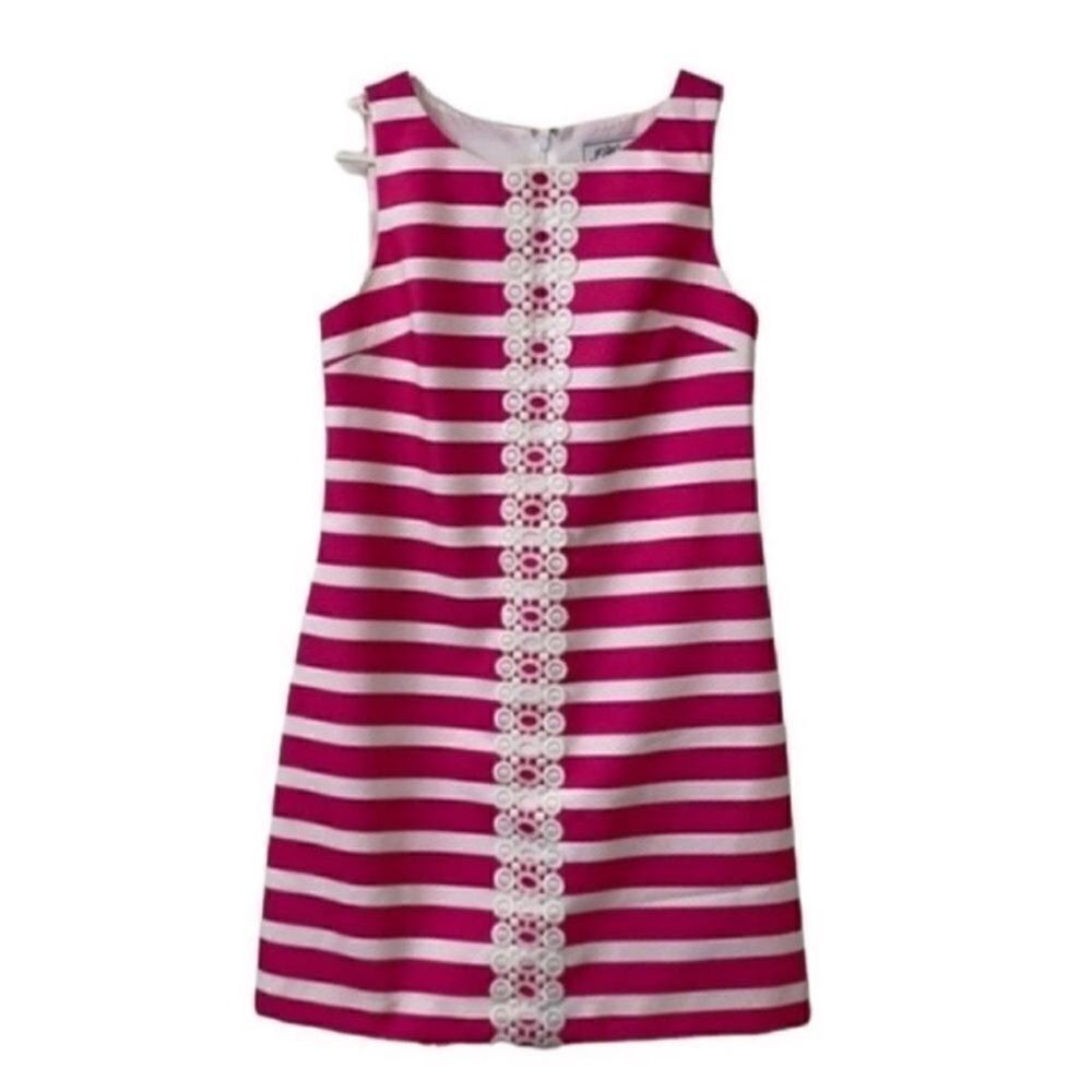 J.Howard Pink & White Striped Dress(Size 6)